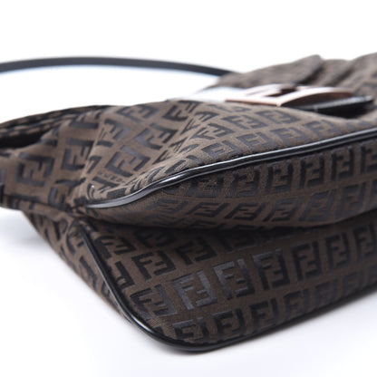 Fendi Zucchino Baguette Dark Brown 5 of 8
