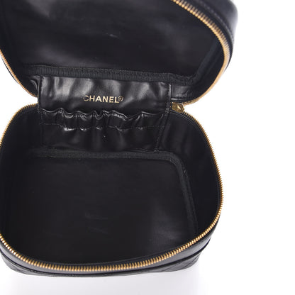 Chanel Lambskin Vanity Cosmetic Bag Black 5 of 11