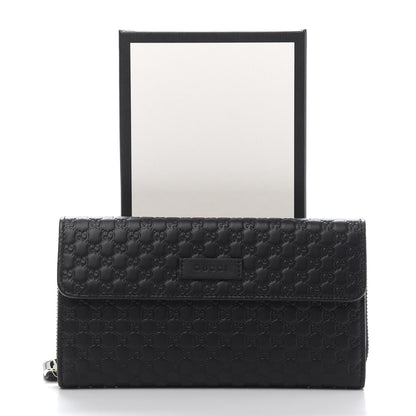 Gucci Soft Microguccissima Continental Zip Wallet Black 11 of 11