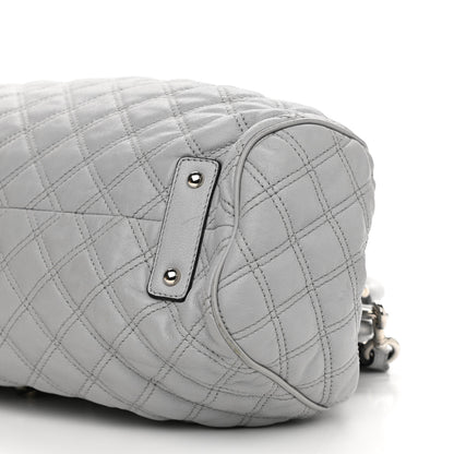 Marc Jacobs Calfskin Quilted Stam Grey 6 of 14