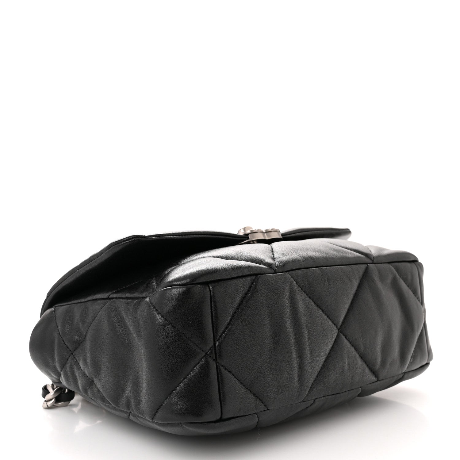 Chanel Lambskin Quilted Medium Chanel 19 Flap Black 4 of 11