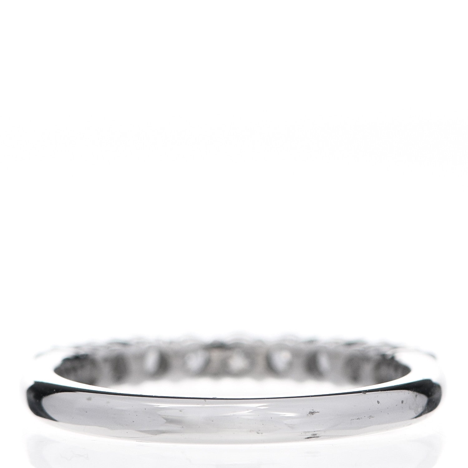 Tiffany Platinum Diamond .31ctw Half Circle Embrace Band Ring 45 3.5 3 of 5
