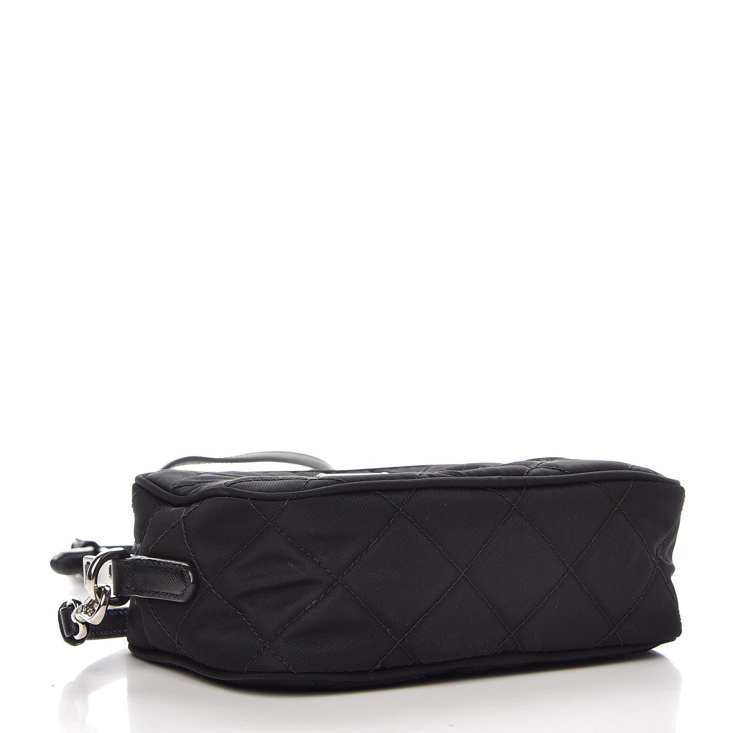 Prada Nylon Tessuto Impuntu Quilted Crossbody Bag Black 4 of 7