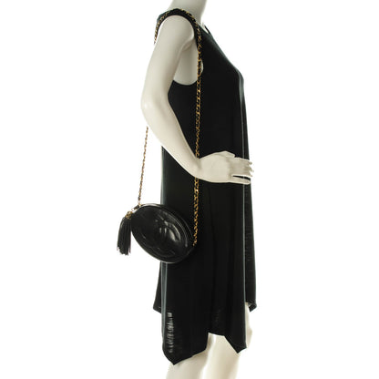 Chanel Lambskin Tassel Camera Case Black 2 of 7
