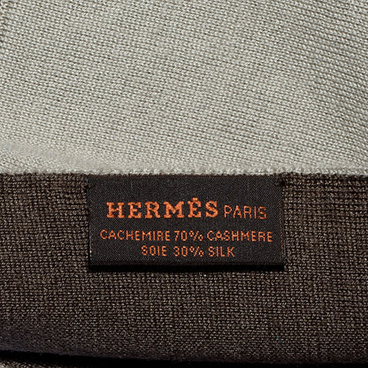 Hermes Cashmere Silk Aller Retour Reversible Scarf 3 of 4