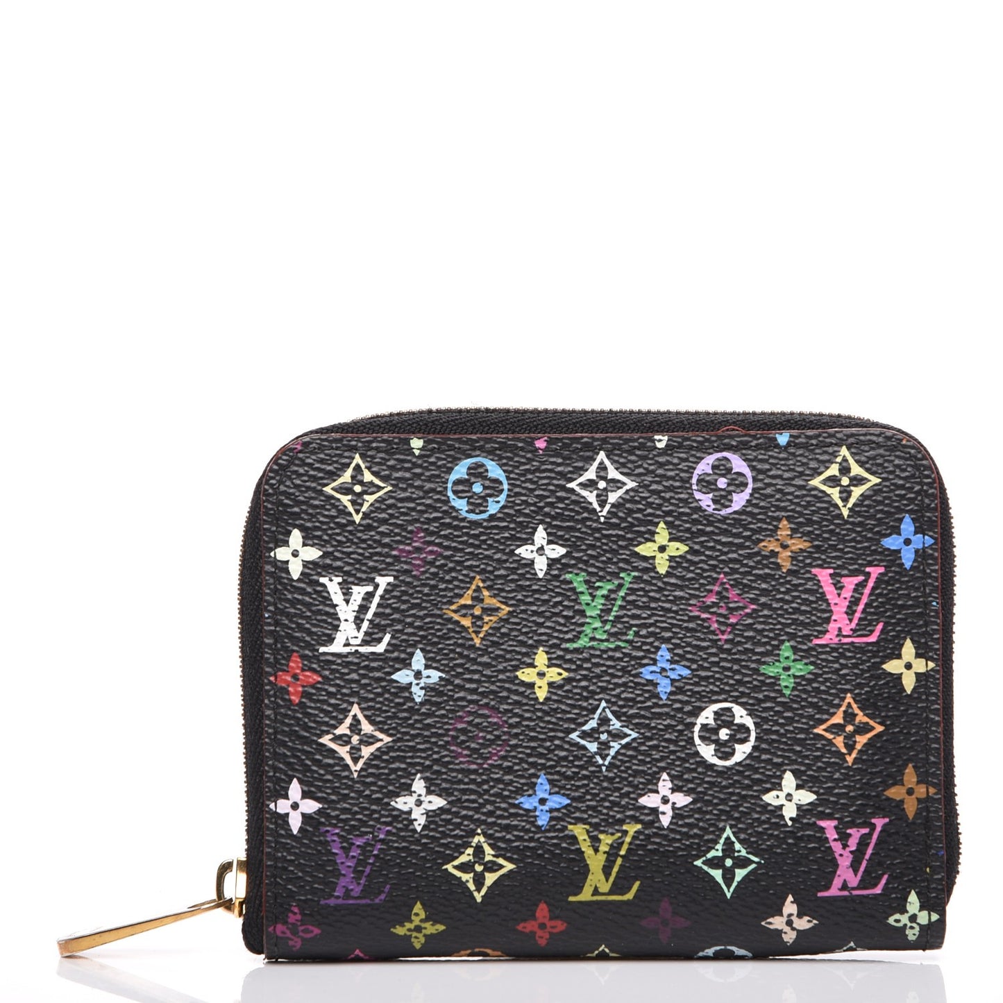 Monogram Multicolor Zippy Coin Purse Black