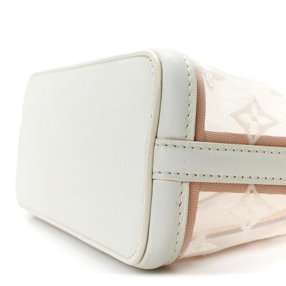 Louis Vuitton Monogram Transparence Transparent Lockit Clutch White 9 of 9