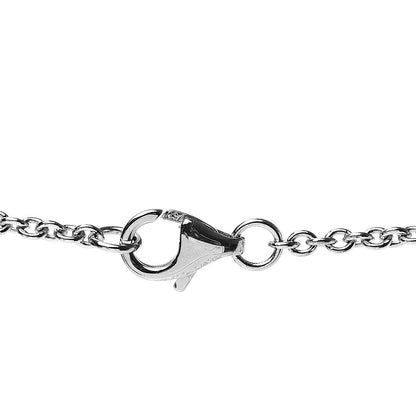 Cartier 18K White Gold Interlocking LOVE Necklace 5 of 7