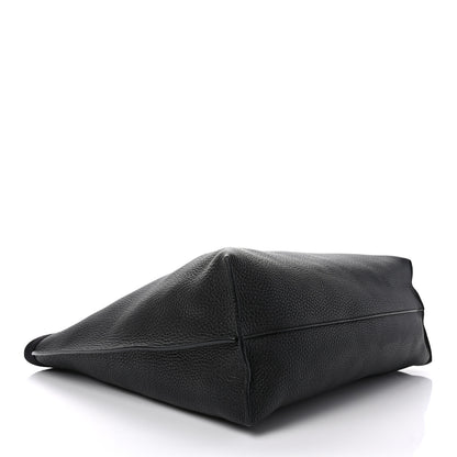 Saint Laurent Grained Calfskin Patti Tote Black 4 of 8