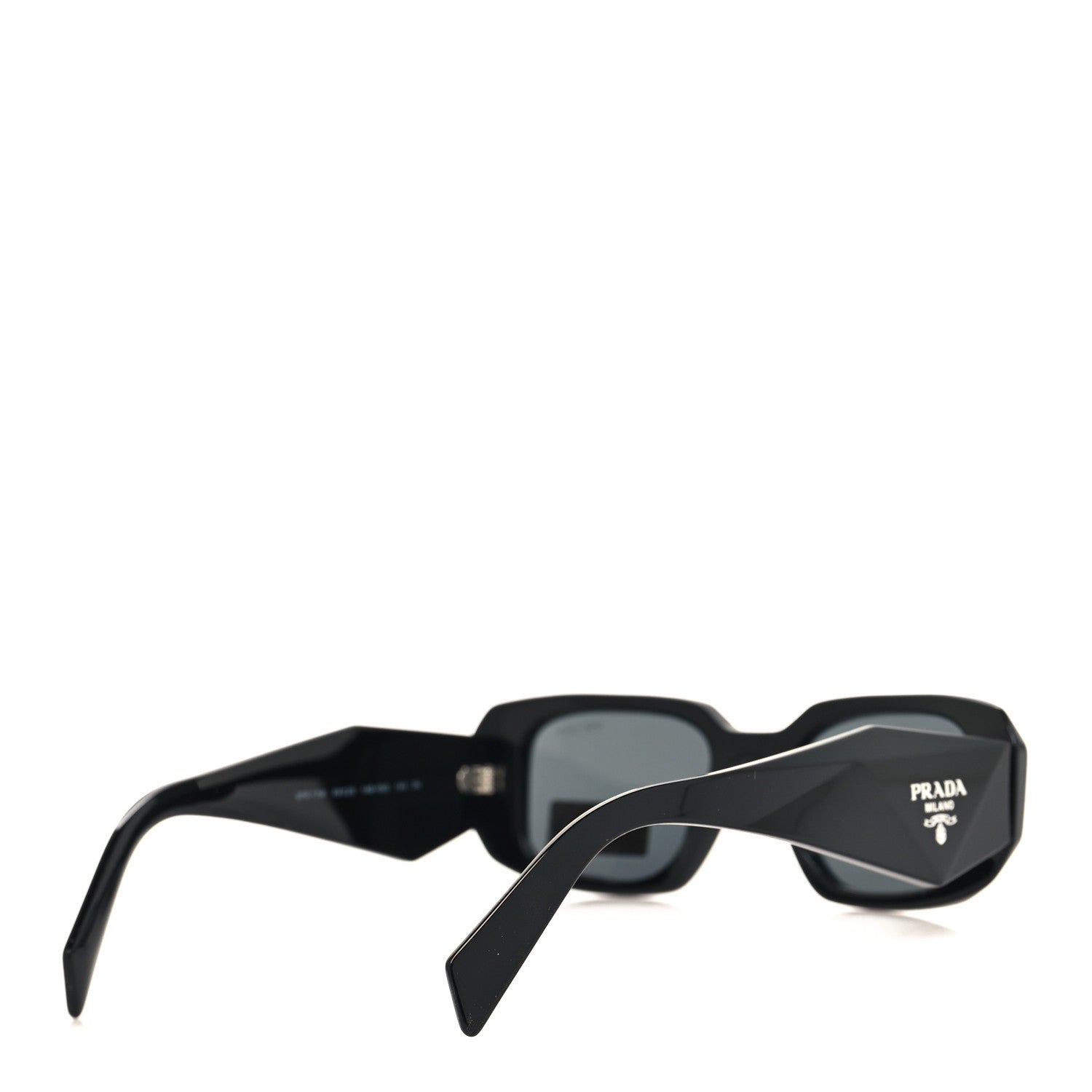 Prada Acetate Symbole Sunglasses SPR 17W Black 4 of 7