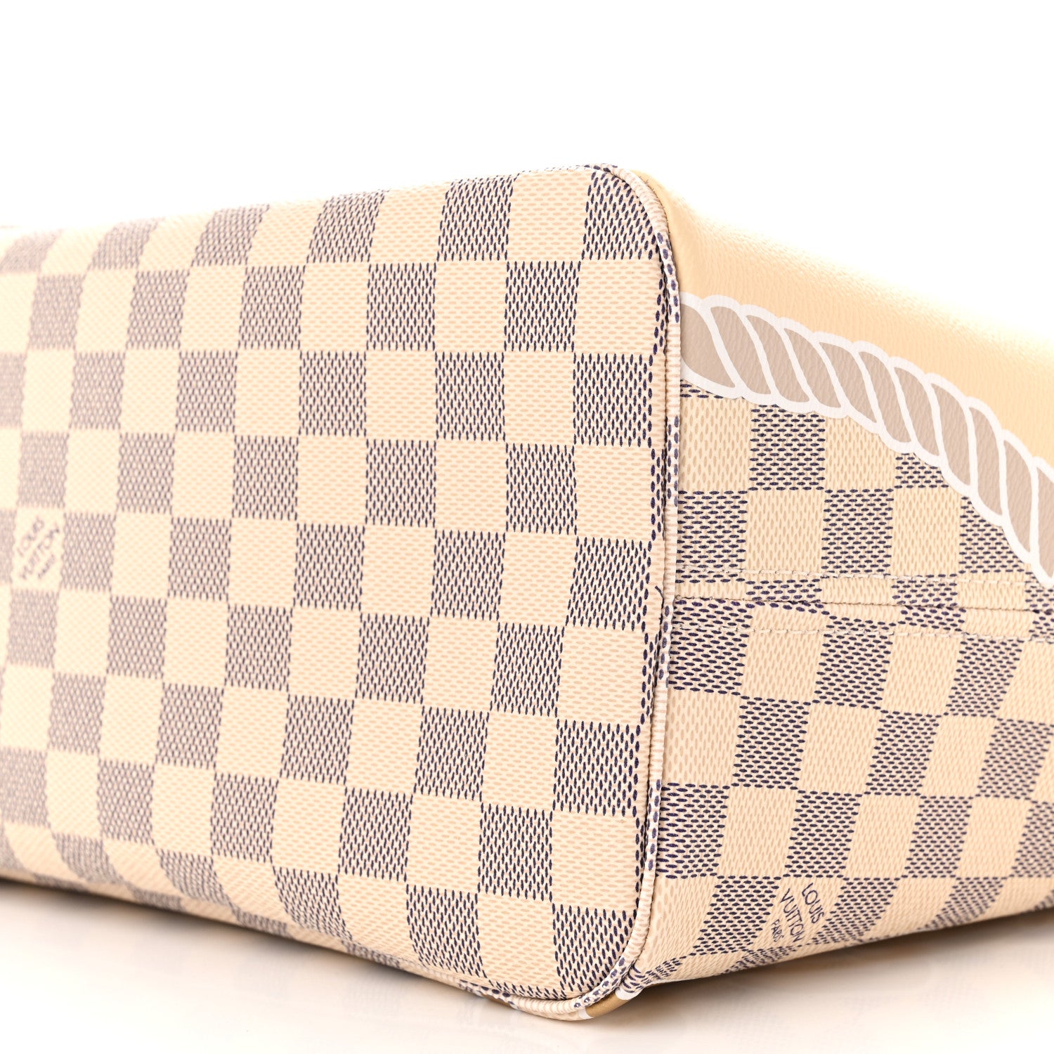 Louis Vuitton Damier Azur Nautical Neverfull MM 10 of 12