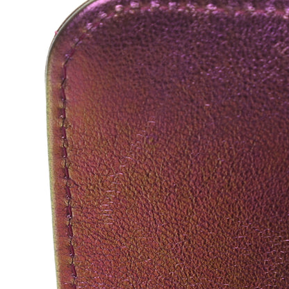 Chanel Iridescent Lambskin Quilted Mini Rectangular Flap Purple 11 of 13
