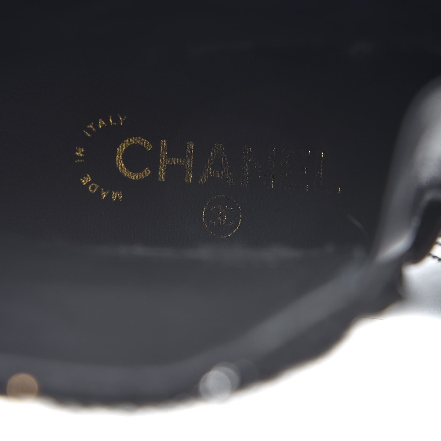 Chanel PVC Tweed High Boots 41 Black 7 of 9