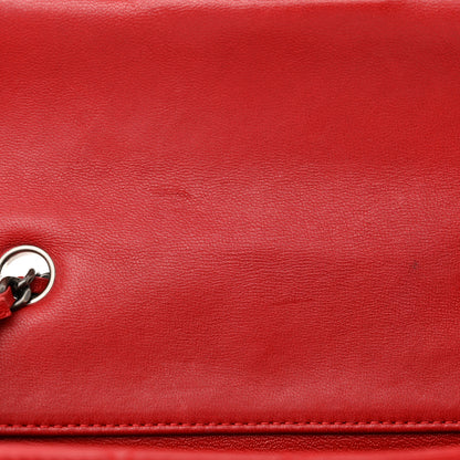 Chanel Lambskin Quilted Extra Mini Rectangular Flap Red 11 of 15