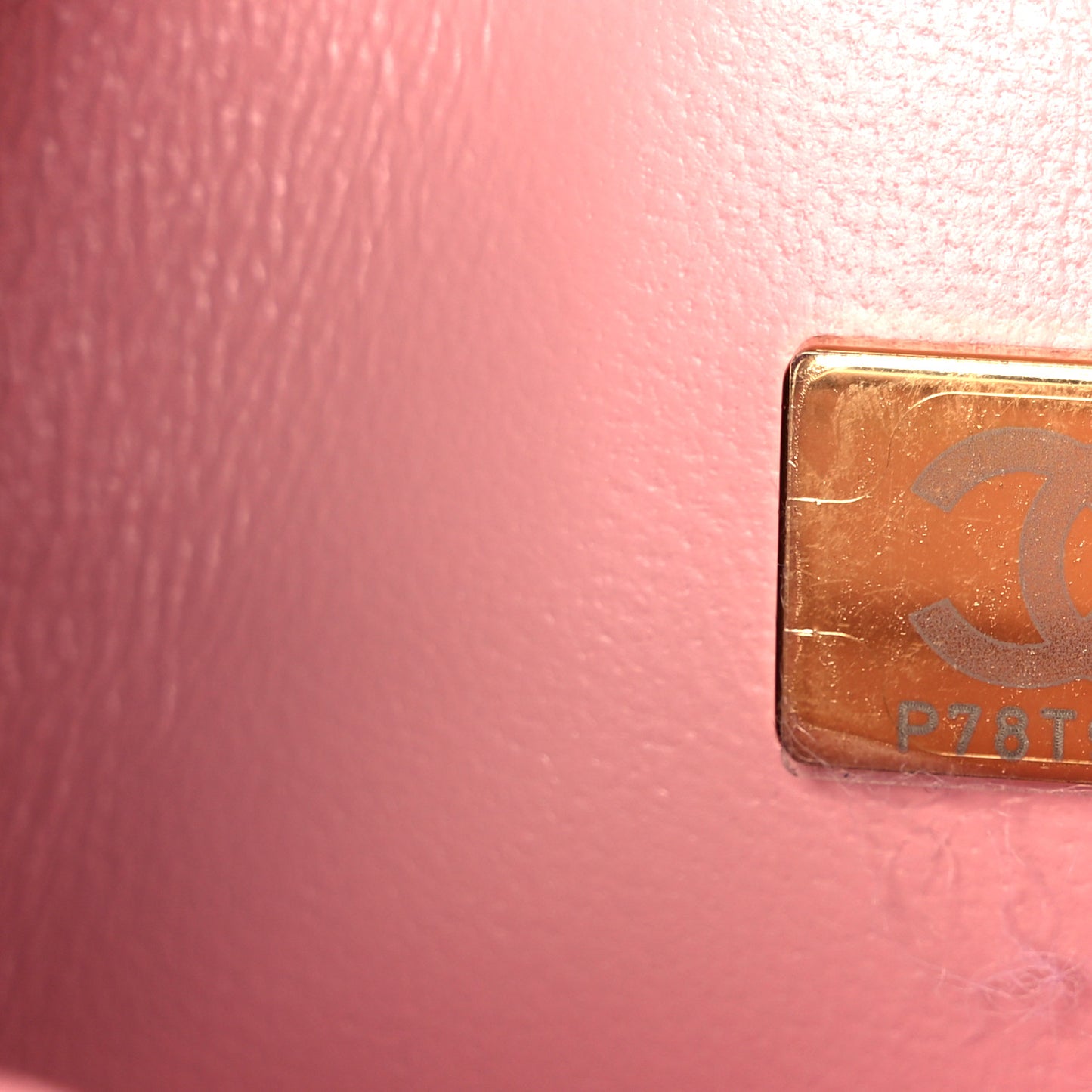 Caviar Quilted Small Double Flap Light Pink