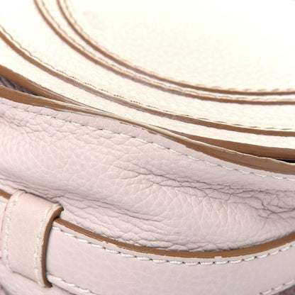 Chloe Calfskin Mini Marcie Round Crossbody Bag Abstract White 14 of 22