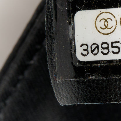 Chanel Sequin Mini Rectangular Flap Black White 8 of 12