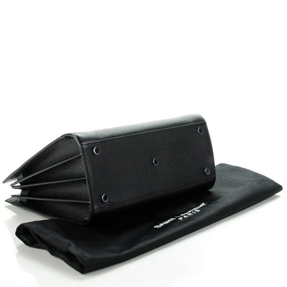 Saint Laurent Grained Calfskin Small Sac De Jour Black 4 of 7