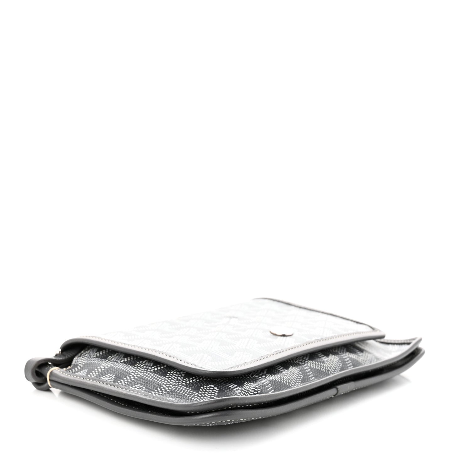 Goyardine Plumet Wallet Clutch Grey