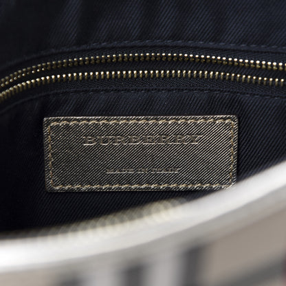Burberry Horseferry Check Small Chichester Crossbody Clutch Bag Honey Gold 9 of 10