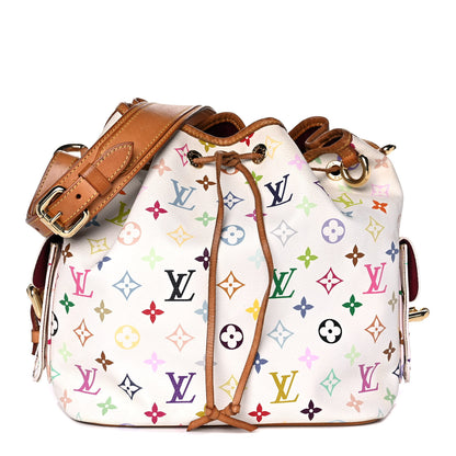Louis Vuitton Monogram Multicolor Petit Noe White 1 of 13
