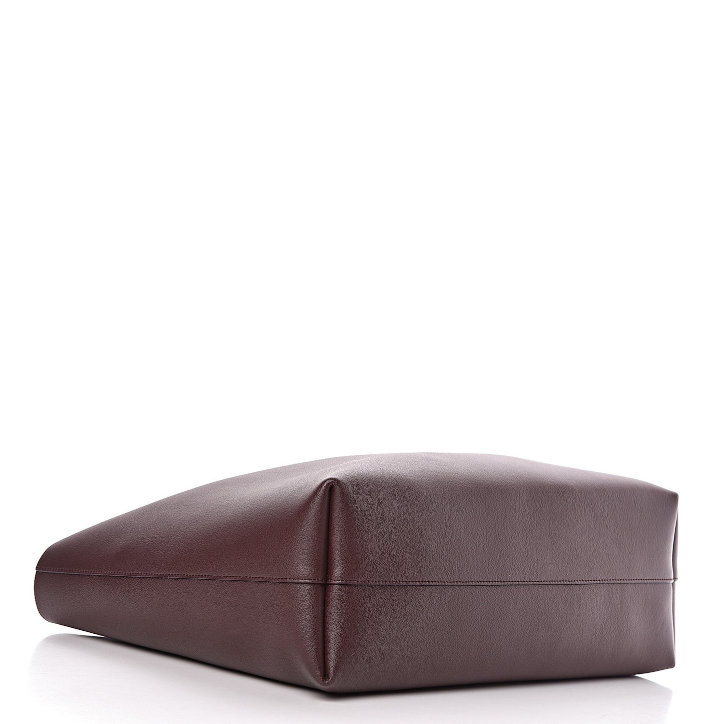 Calfskin Large Shopping Tote Bordeaux