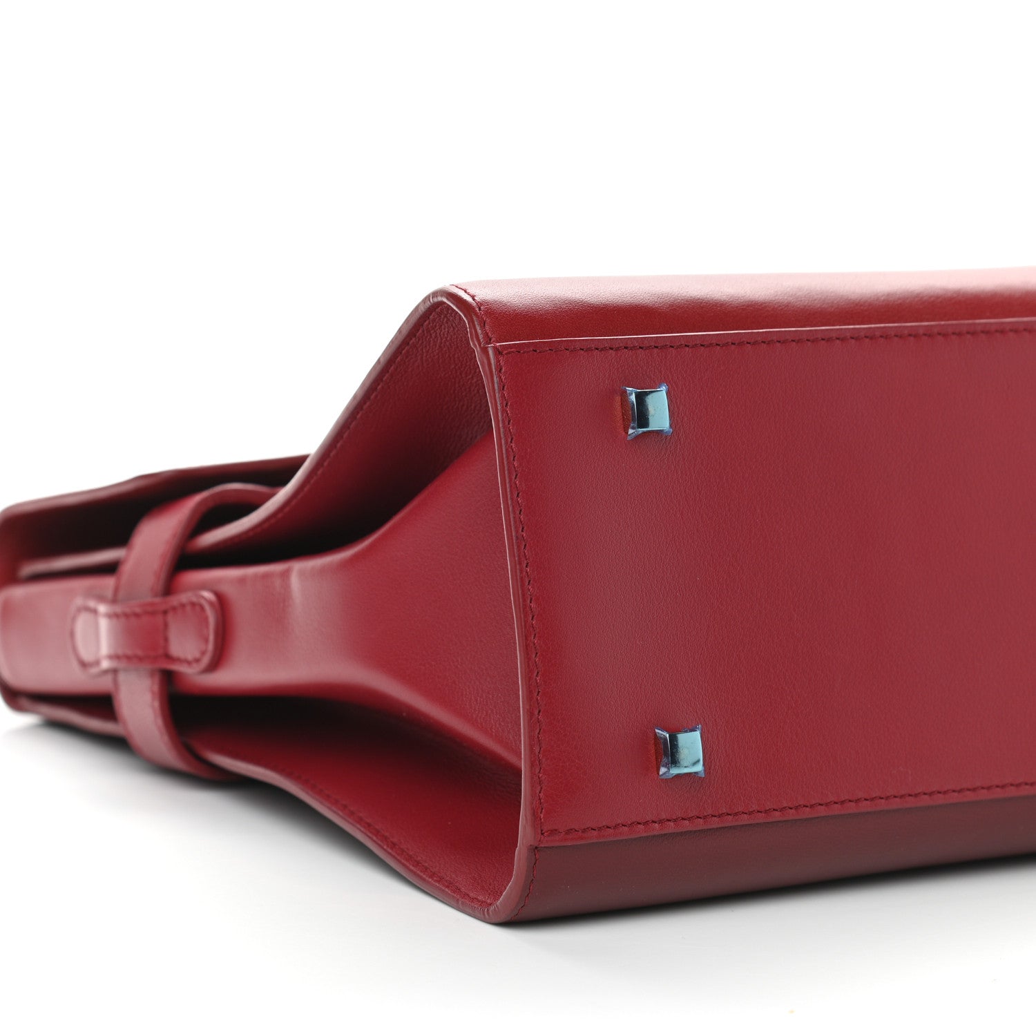 Delvaux Calfskin GM Tempete Satchel Red 9 of 11