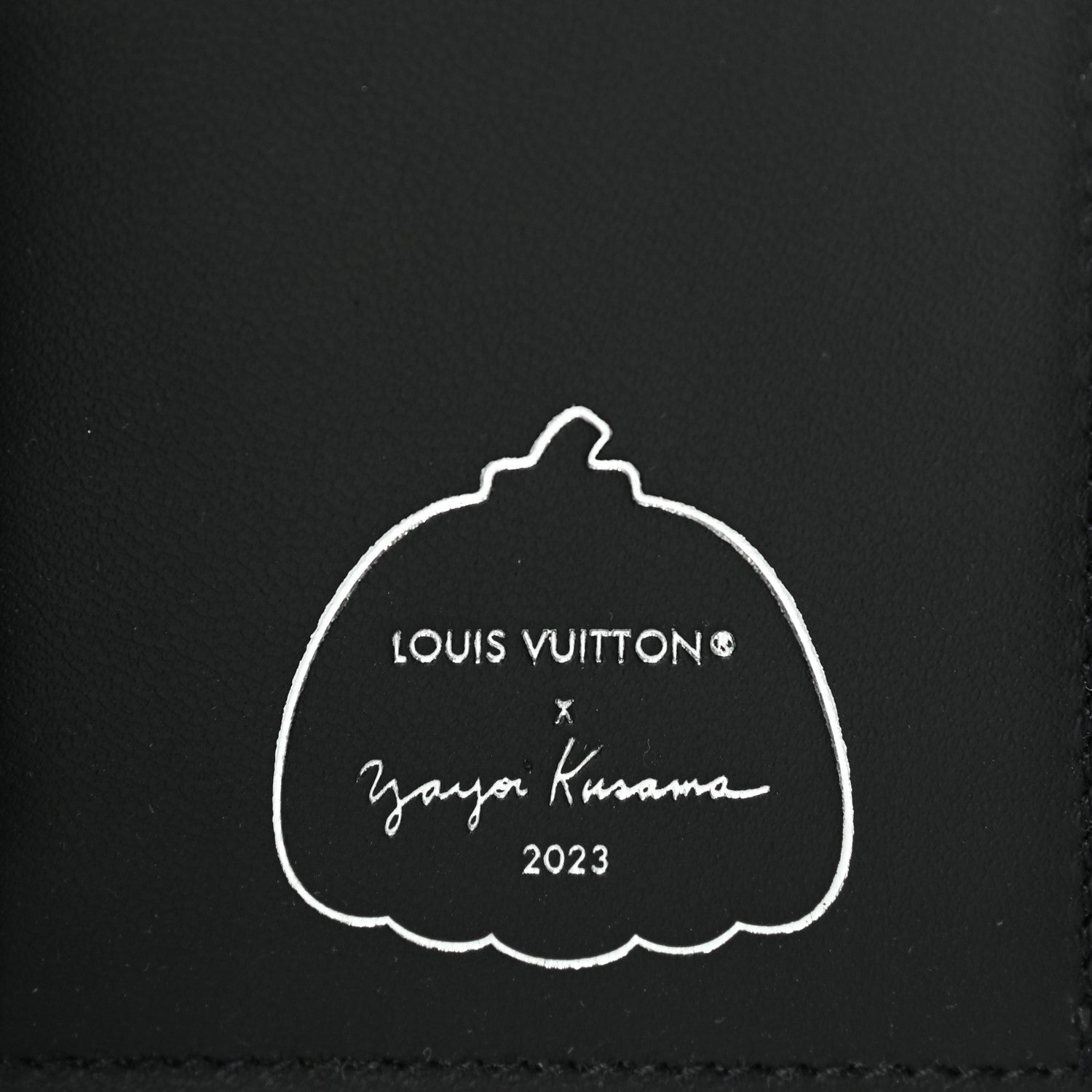 Louis Vuitton LV X YK Taurillon Dots Capucines Compact Wallet Black 6 of 10