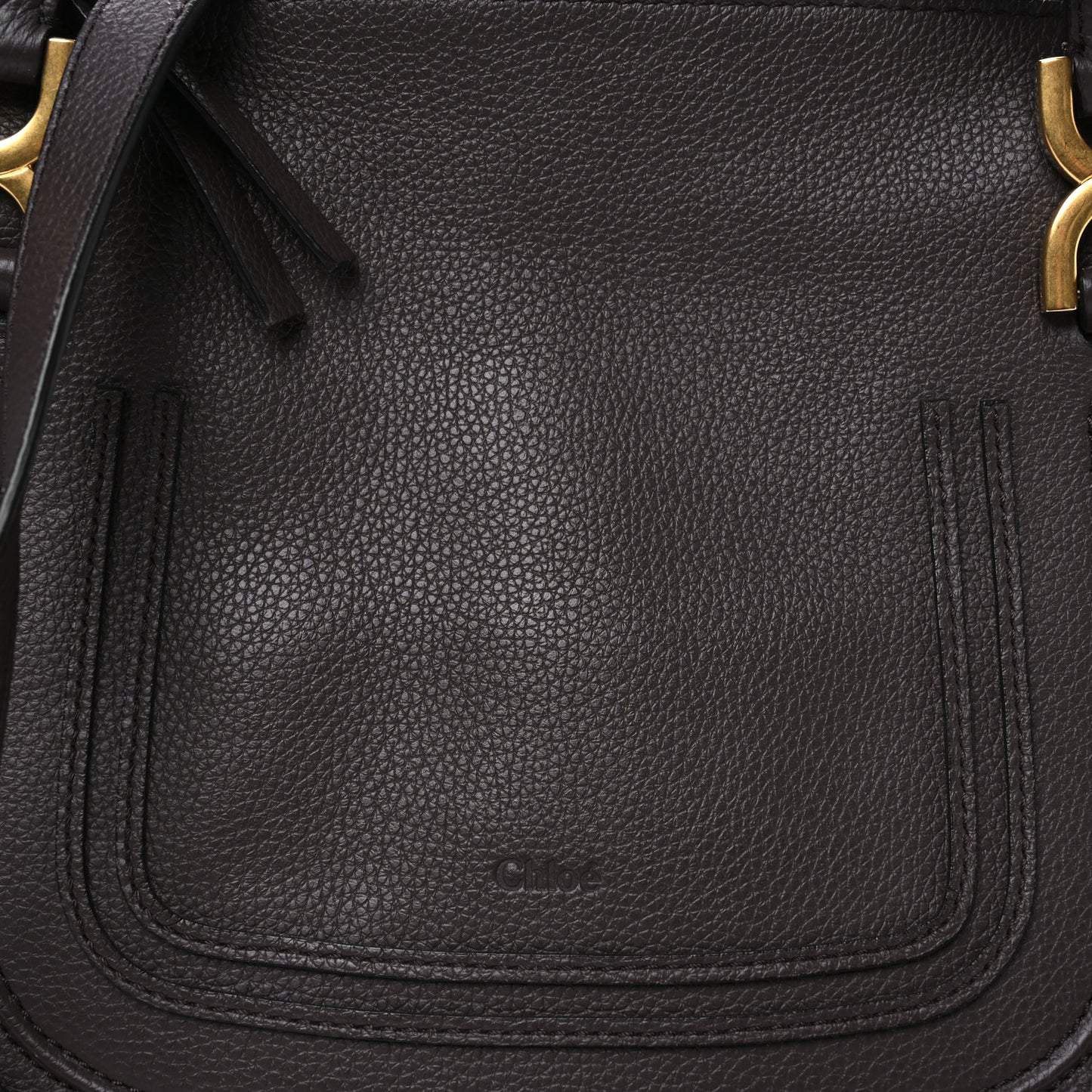 Calfskin Medium Marcie Satchel Bold Brown