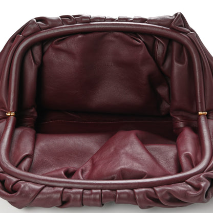 Bottega Veneta Smooth Butter Calf The Pouch Oversized Clutch Bordeaux 5 of 10