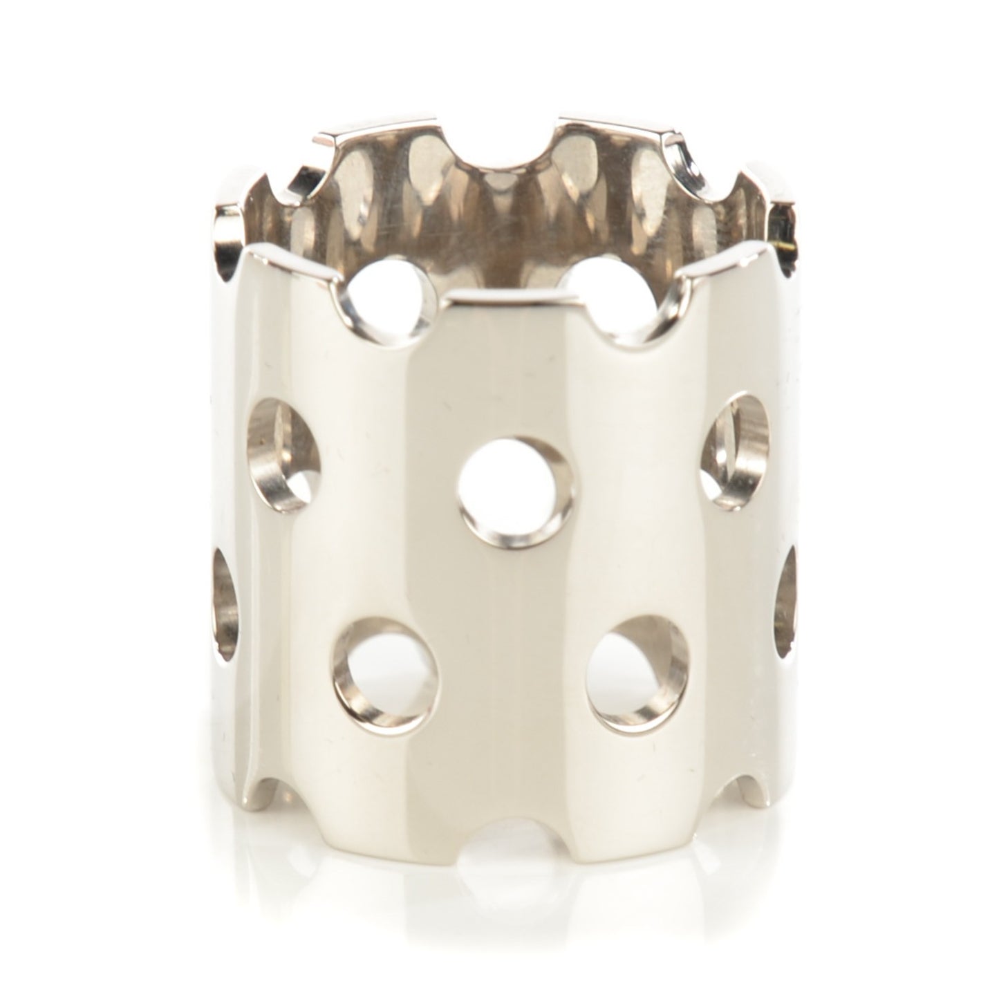 Palladium Perfore Scarf Ring