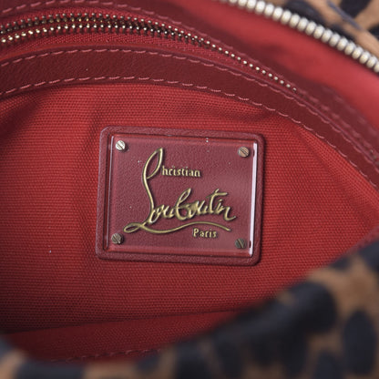 Christian Louboutin Pony Hair Leopard Print Medium Marianna Hobo 8 of 8