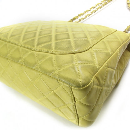Chanel Lambskin XL JUMBO MAXI Flap Lemon 5 of 13