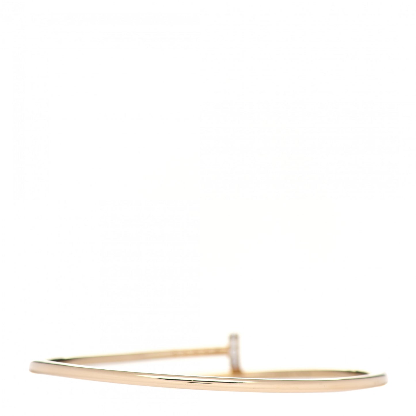 18K Yellow Gold Diamond Small Juste Un Clou Bracelet 17