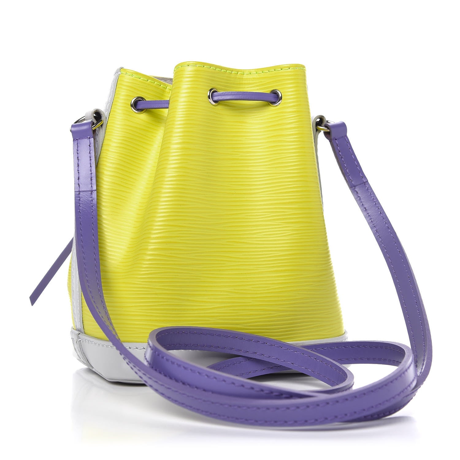 Louis Vuitton Epi Nano Noe Acid Yellow 3 of 9