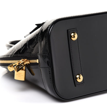 Louis Vuitton Vernis Alma PM Black 9 of 10