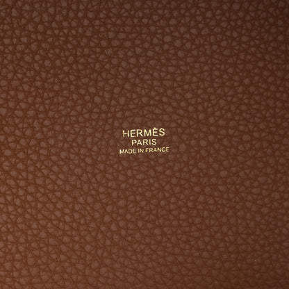Hermes Taurillon Clemence Picotin Lock 18 PM Gold 6 of 13