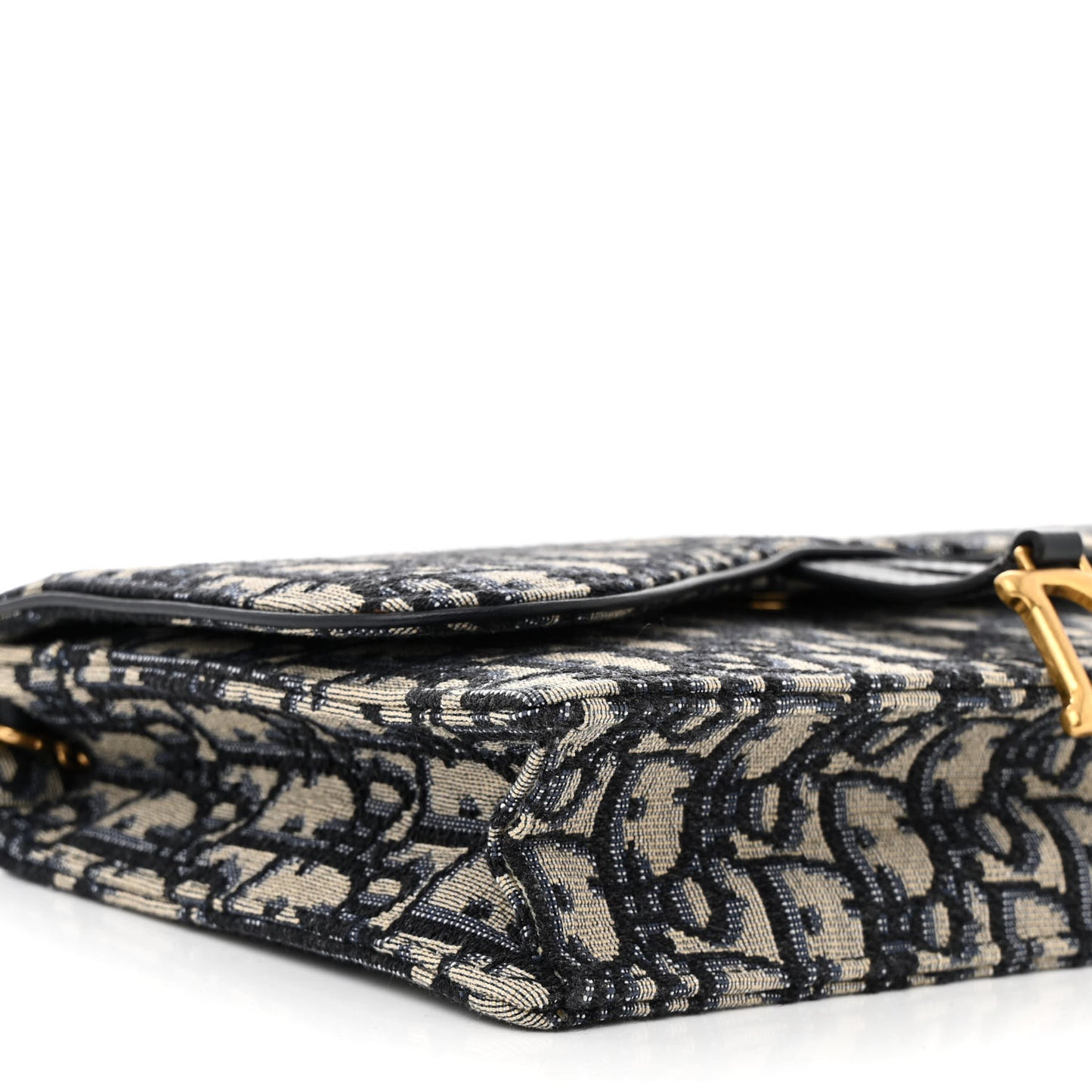 Oblique Saddle Chain Pouch Blue