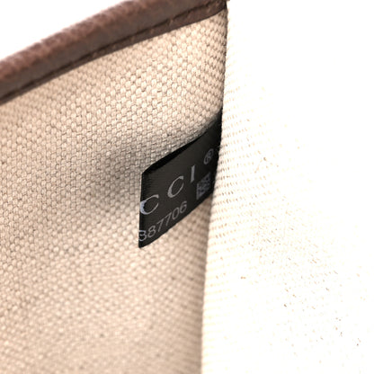 Gucci GG Supreme Monogram Web Medium Neo Vintage Flap Messenger Bag Beige New Acero 9 of 12
