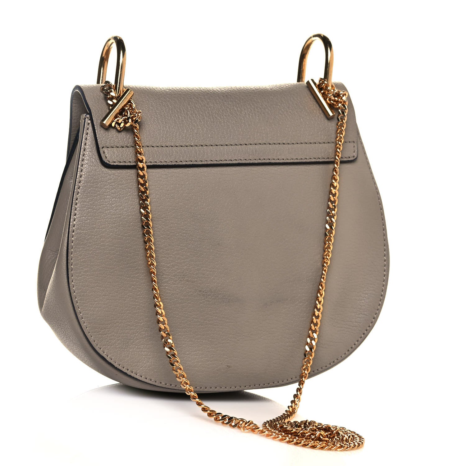 Chloe Grained Lambskin Drew Shoulder Bag Motty Grey 2 of 11