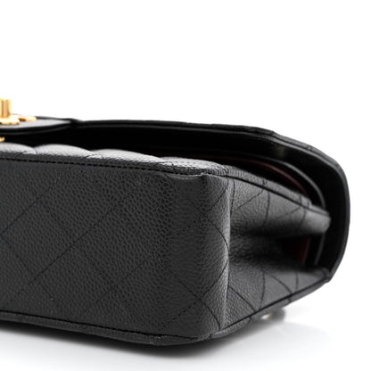 Chanel Caviar Quilted Medium Double Flap Black 10 of 10