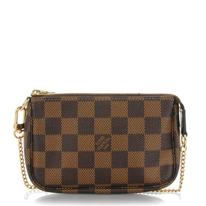 Louis Vuitton Damier Ebene Mini Pochette Accessories 1 of 7