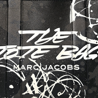 Marc Jacobs X FUTURA Grained Calfskin Large The Tote Bag Black 7 of 9