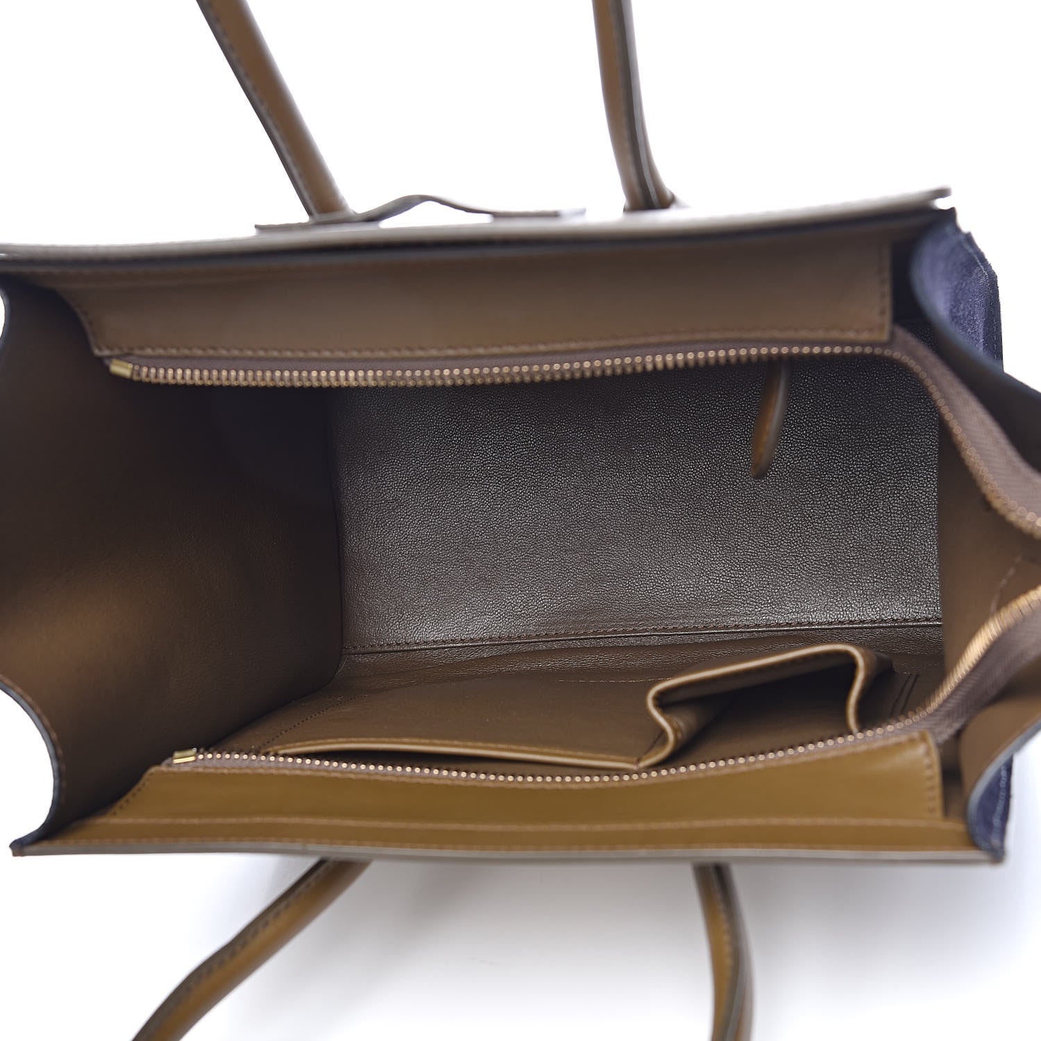 Celine Velluto Smooth Calfskin Suede Micro Tri-Color Luggage 5 of 11