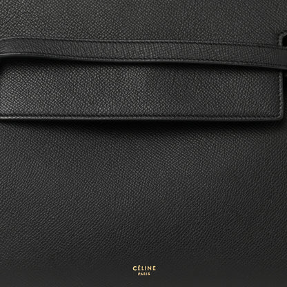 Celine Grained Calfskin Mini Belt Bag Black 7 of 11