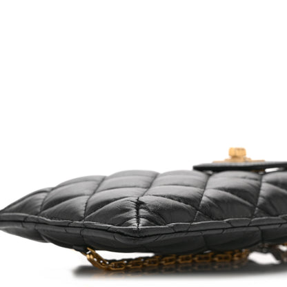 Chanel Aged Calfskin Quilted Reissue Phone Holder With Chain Bag Black 10 of 10