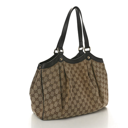 Gucci Monogram Shoulder Bag Dark Brown 3 of 11