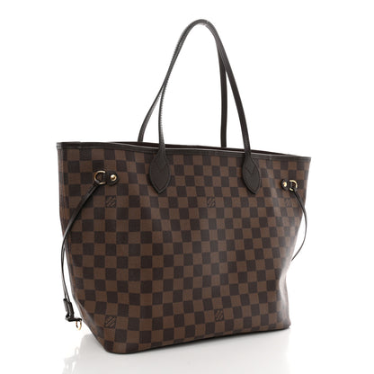 Louis Vuitton Damier Ebene Neo Neverfull MM Rose Ballerine 3 of 10