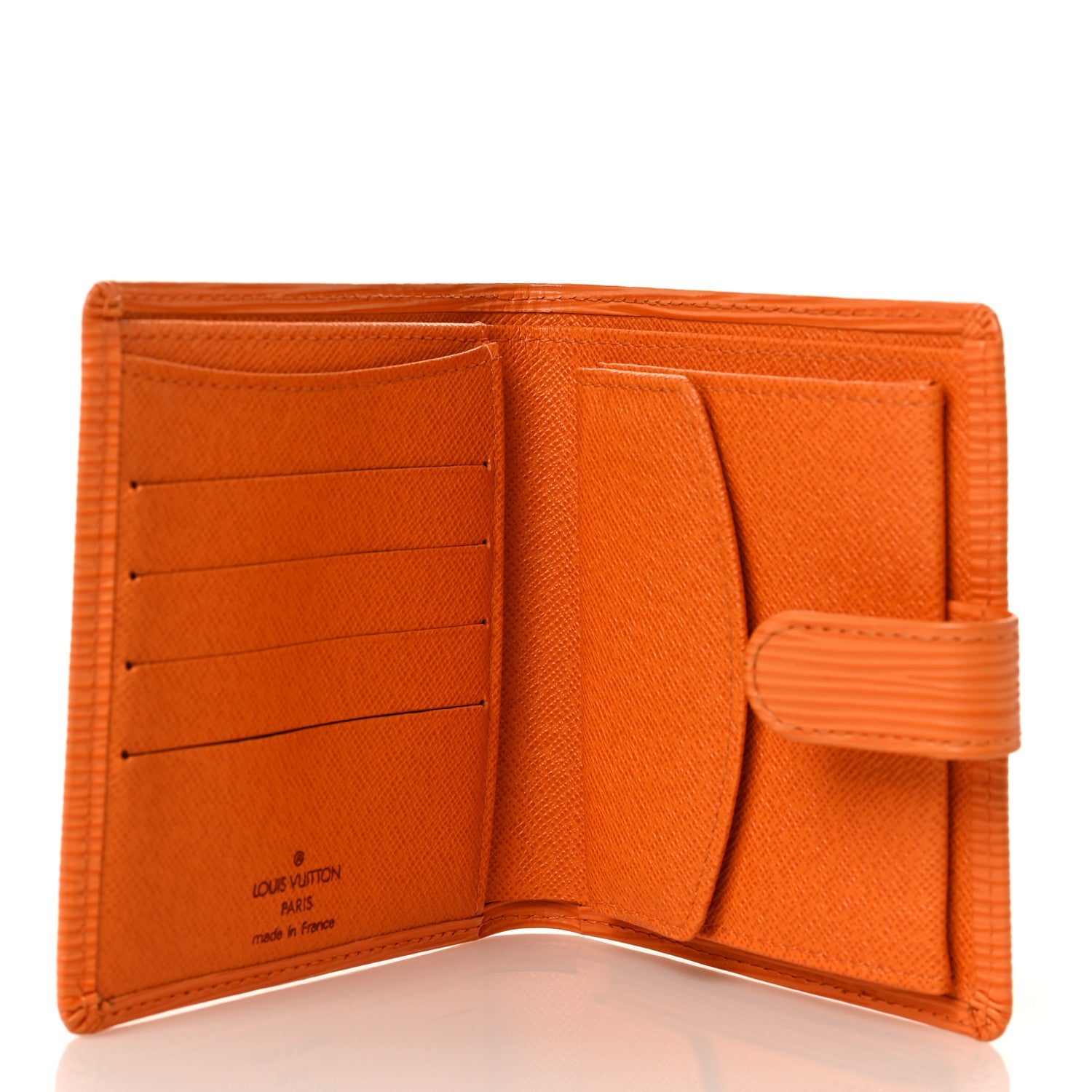 Louis Vuitton Epi Porte-Billets Compact Wallet Mandarin 5 of 9