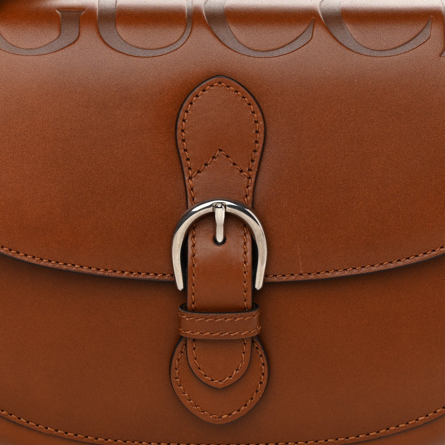 Calfskin Small Logo Shoulder Bag